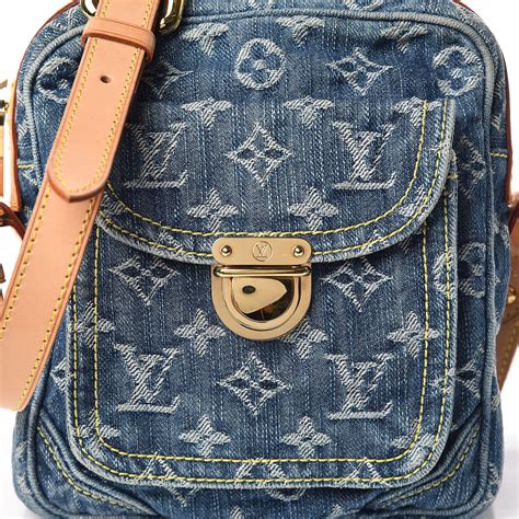 louis vuitton denim camera bag